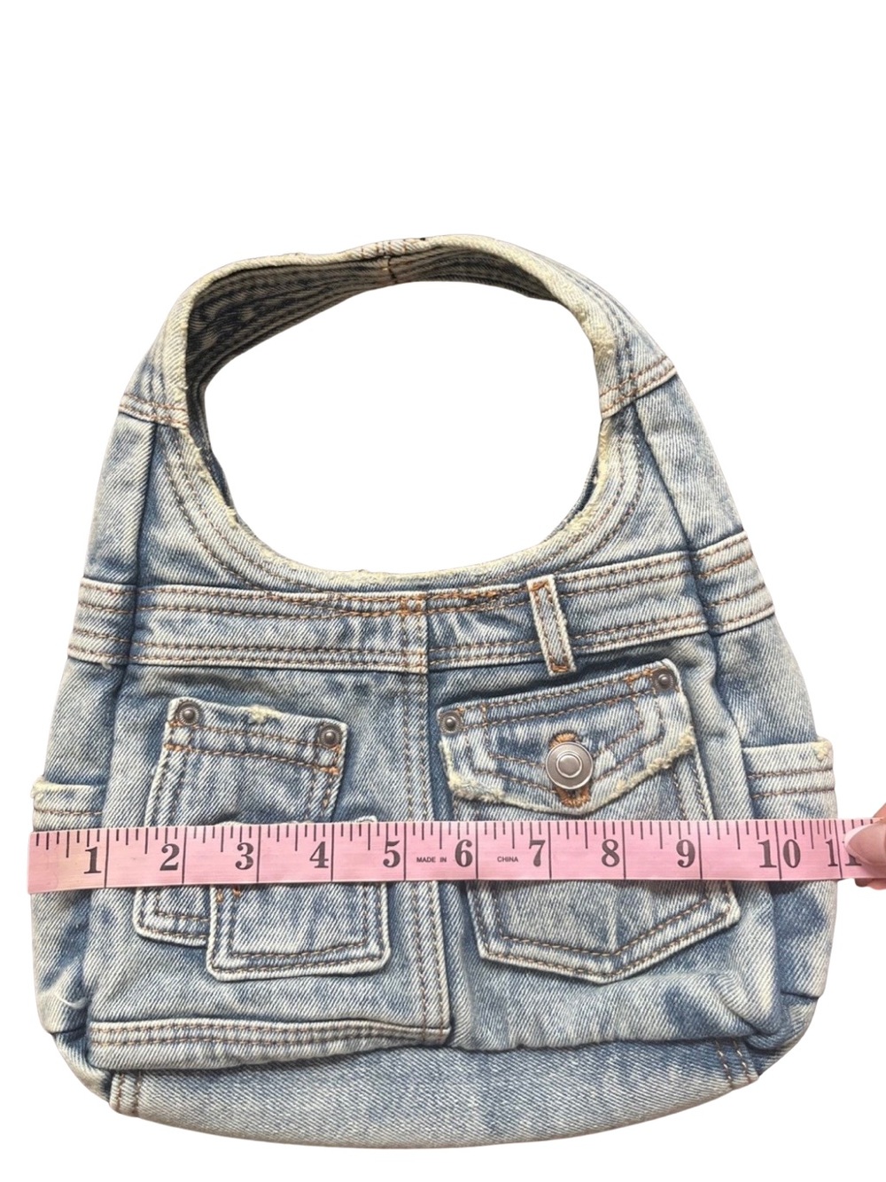 ZARA Small limited Edition Denim Bag - Picture 8 of 10